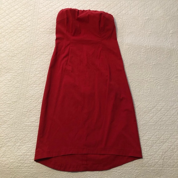 Vintage 90’s J Crew strapless midi dress. Size 6. - Picture 1 of 8